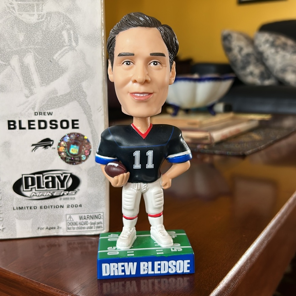 Upper Deck Collectibles Buffalo Bills Drew Bledsoe Bobblehead NFL Football #11